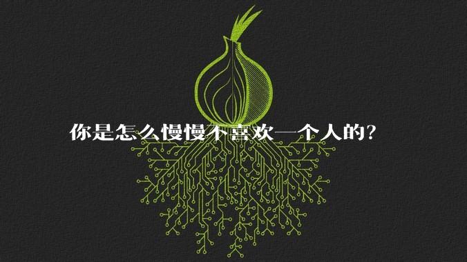 你是怎么慢慢不喜欢一个人的？
