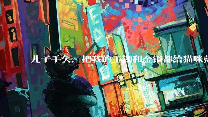儿子手欠，把我的玉镯和金镯都给猫咪戴上了，结果现在戴上去拿不下来了。有什么办法取下来吗？大家帮忙想想?