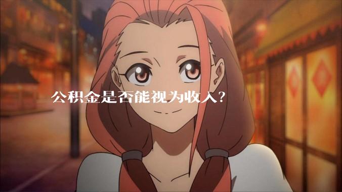 公积金是否能视为收入？
