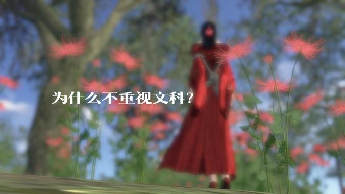 为什么不重视文科？
